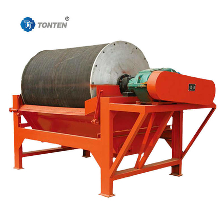 Separatore magnetico bagnato per minerali, tamburo, macchina di separazione del ferro in polvere magnetica
