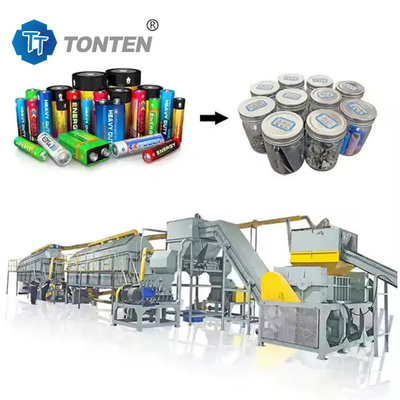 Linea di produzione di macchine per il riciclo di batterie agli ioni di litio