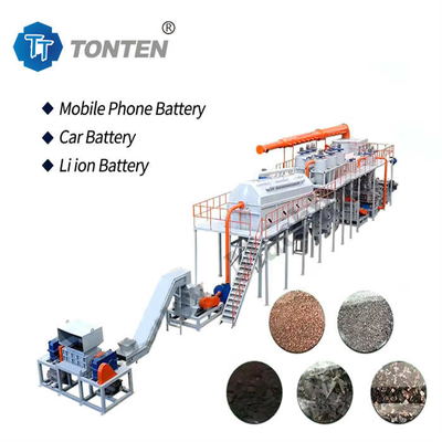 Linea di produzione di macchine per il riciclo di batterie agli ioni di litio
