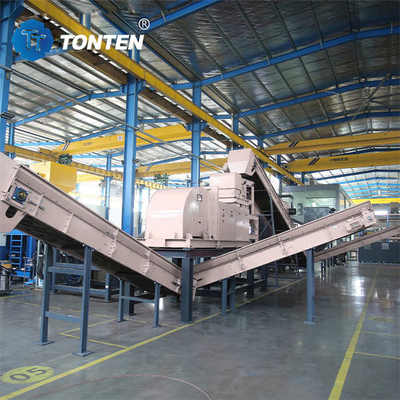 Linea di produzione di riciclaggio della macchina di smistamento dei rifiuti completamente automatica