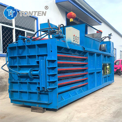 Scrap Metal Hydraulic Baler Machine Plastic Horizontal Baling Machine (Motore idraulico per imballaggi idraulici)