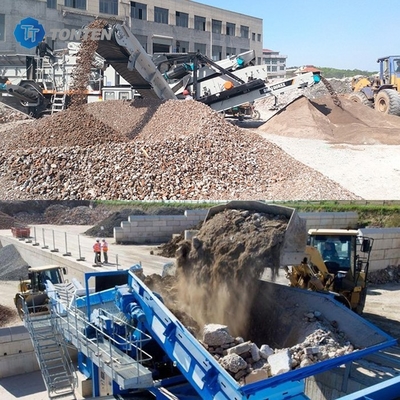 Sito di costruzione Macchine per il riciclaggio dei rifiuti di mattoni impianto di triturazione della pietra
