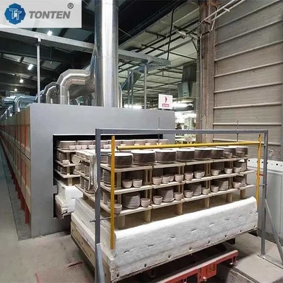 Forno a rulli Forno di galleria in ceramica Forno di galleria in piastra a spinta Forno ad alta temperatura