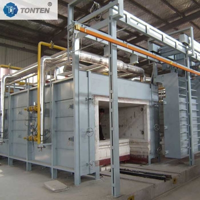 Forno automatico di galleria in ceramica per la sinterizzazione dei mattoni costruito sul fianco della montagna