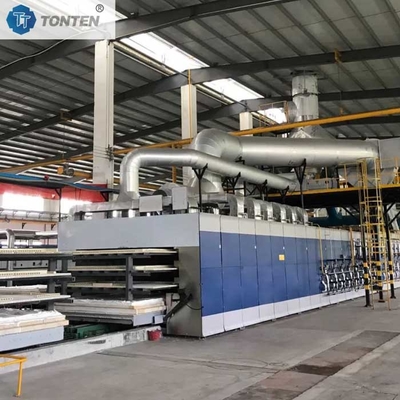 Forno automatico di galleria in ceramica per la sinterizzazione dei mattoni costruito sul fianco della montagna