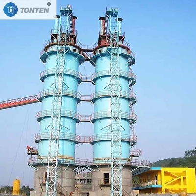 Forno di cemento rotativo verticale per la calcinazione dei rifiuti di costruzione