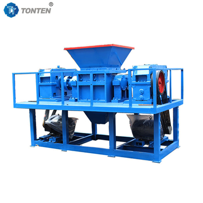 Rottami di metallo a doppio albero trituratrice pneumatici di gomma trituratrice di plastica