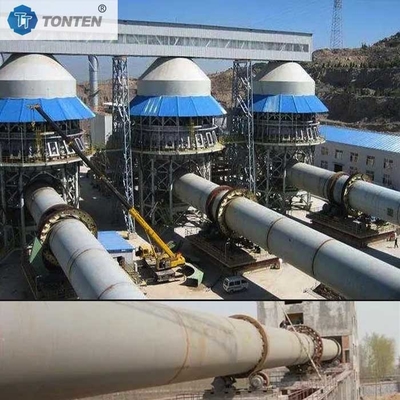 Forno rotativo per cemento calcare Forno rotativo per idrossido di alluminio per impianti siderurgici