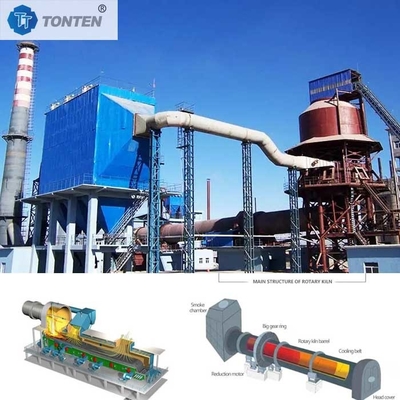 Forno rotativo per cemento calcare Forno rotativo per idrossido di alluminio per impianti siderurgici