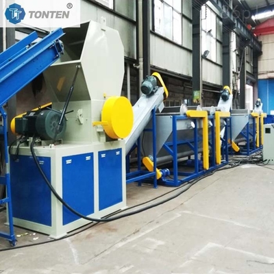 Impianto di riciclaggio di bottiglie di PET di plastica