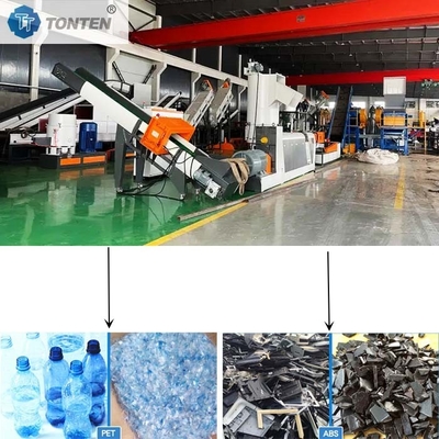 Impianto di riciclaggio dei rifiuti di plastica OEM PP PE Film Ldpe Washing Plant Crusher Line