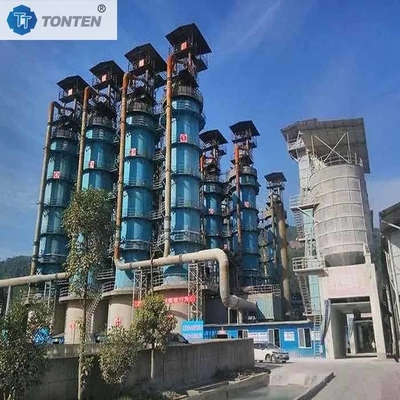 Forno verticale a calce nano calcio Quadruplo forno verticale a calce 500T