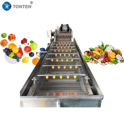 Macchina per la pulizia degli alimenti a bolla d'aria per il lavaggio delle banane e dei frutti 6kw 380v