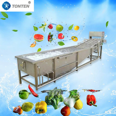 Lavatrice di frutta e verdura per lattuga su misura 500-1000 kg/ora