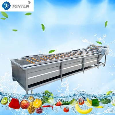 Macchina per la pulizia degli alimenti a bolla d'aria per il lavaggio delle banane e dei frutti 6kw 380v