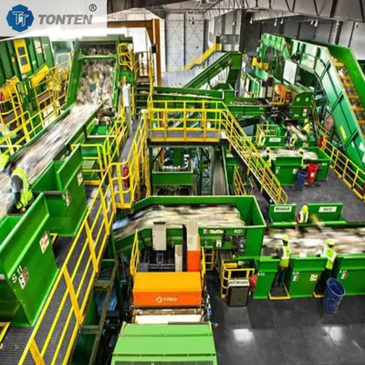 Avviare un futuro verde impianto di smistamento dei rifiuti domestici