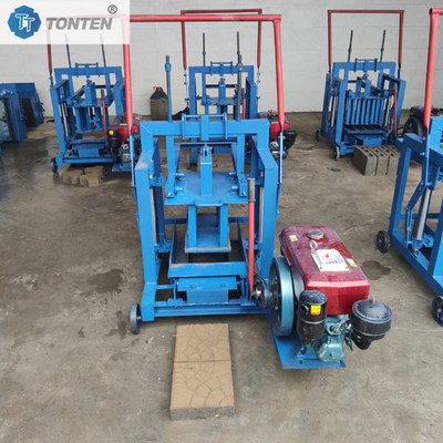 Macchina per la fabbricazione di mattoni a gasolio vuoto Macchina per la fabbricazione di mattoni di argilla e fango