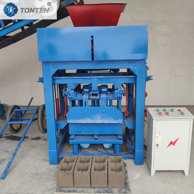 Linea di fabbricazione di blocchi di mattoni di calcestruzzo con interlacciamento automatico completo