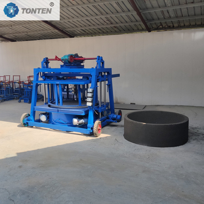 Macchina per cerchioni di pozzi mobili Macchina per mattoni mobili Macchine per pavimenti di calcestruzzo