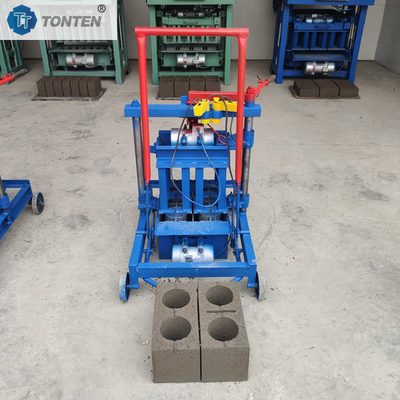 2-45 Piccole macchine mobili per la fabbricazione di mattoni Output giornaliero 2000-4500 blocchi