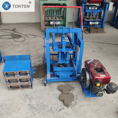 Macchine per la fabbricazione di mattoni a blocco diesel Macchine per la fabbricazione di mattoni a cemento di argilla