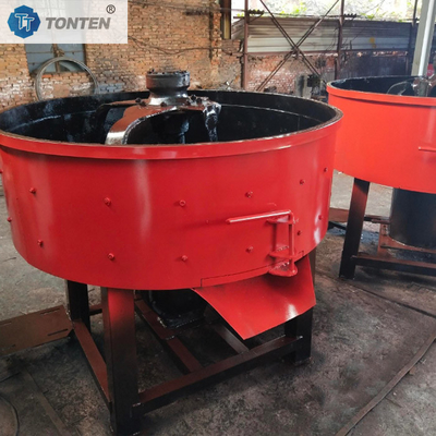 Cisterna di miscelazione del cemento di calcestruzzo Flat Pan Mixer Verticale