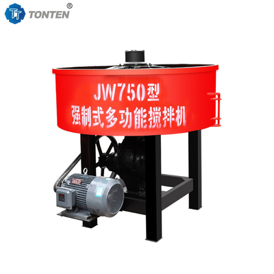 Cisterna di miscelazione del cemento di calcestruzzo Flat Pan Mixer Verticale