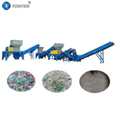 Impianto di rottura a caldo di bottiglie di rifiuti di plastica