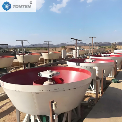 Macchina per la macinazione dell'oro, separatore a gravità argento-zinco, mulino a vasca umida