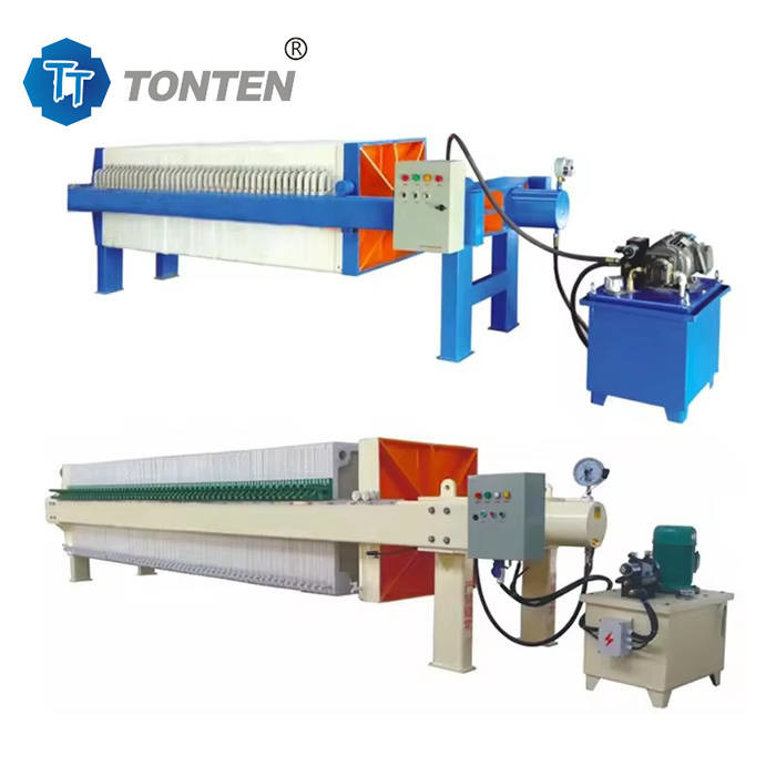 OEM Dewatering Mud Sludge Filter Press Machine Sistema idraulico