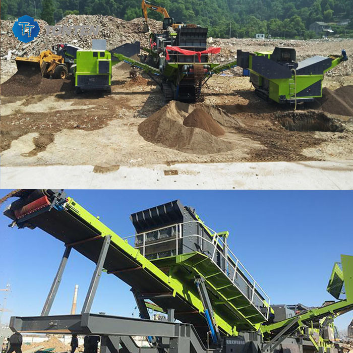 Macchine per la rottura di calcare e granito per la raccolta di rifiuti 85 kW