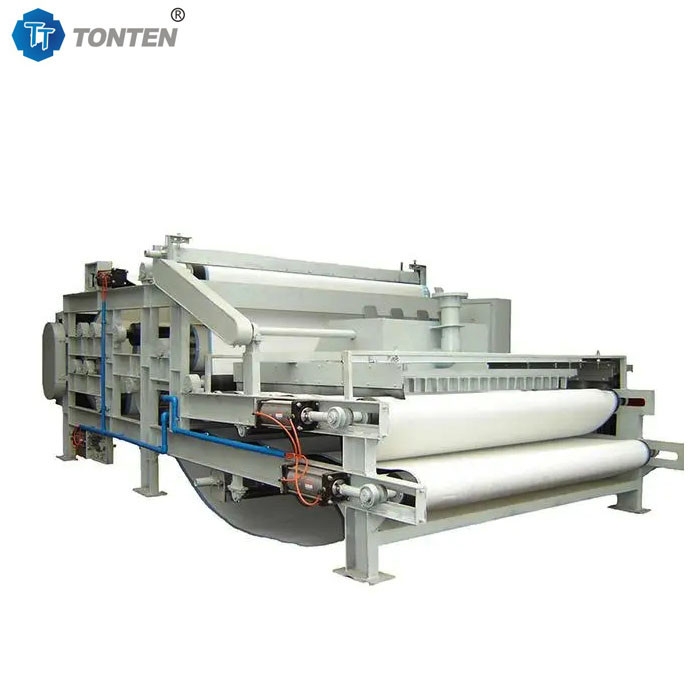 Dissilatore di acque reflue Spessore della cintura di acqua reflue Press Filtro di fanghi Dewatering cintura macchina