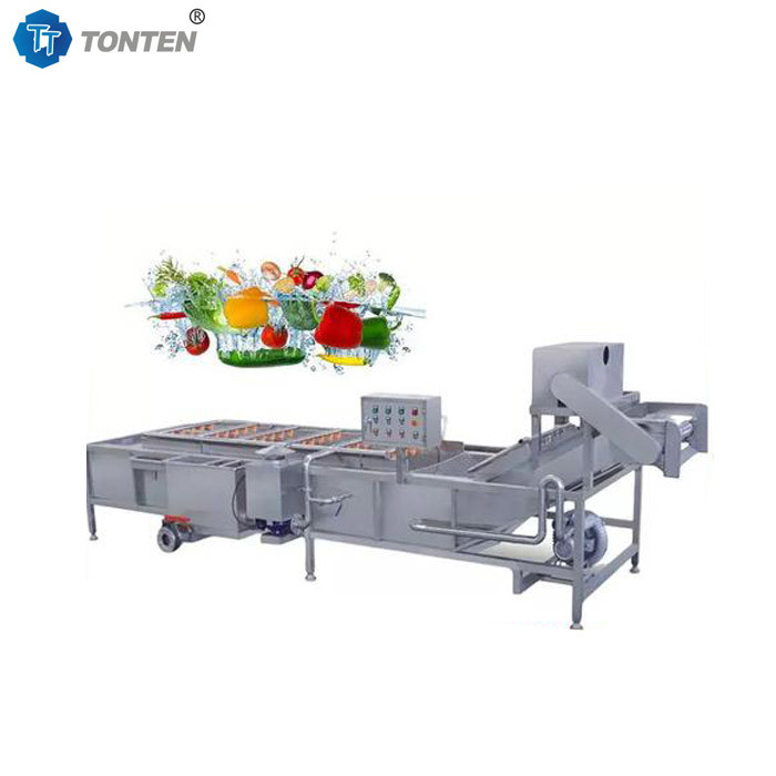 Macchina di pulizia alimentare a onde completamente automatica per la pulizia di frutta e verdura