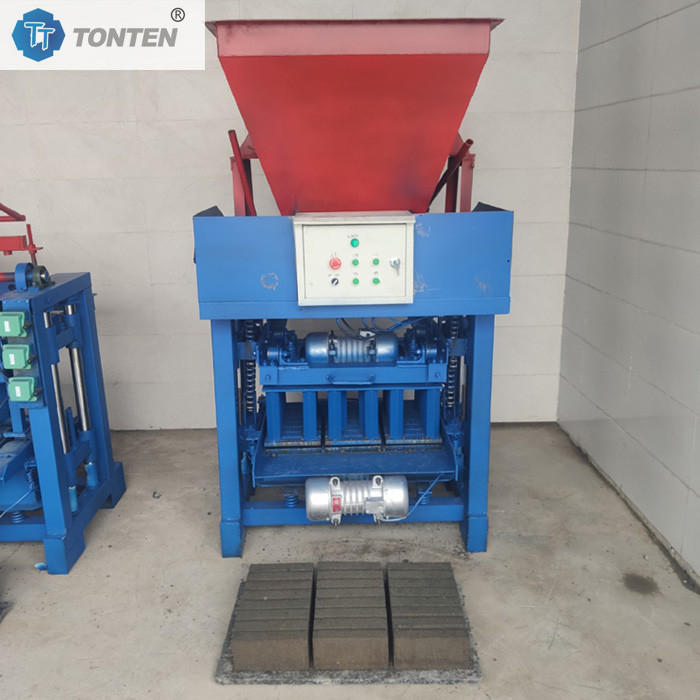 4-35B Hopper Block Molding Machine Piccolo e medio mattone permeabile