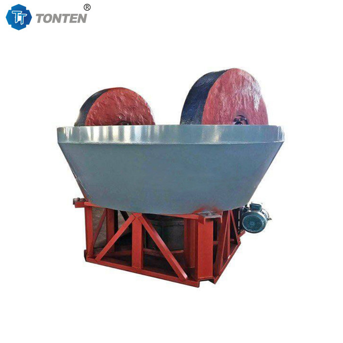 Macchina per la macinazione dell'oro minerale, macchina per la macinazione a umido con mola in pietra