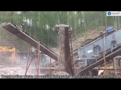 Impianto di produzione di linee di riciclaggio per la selezione dei rifiuti da costruzione